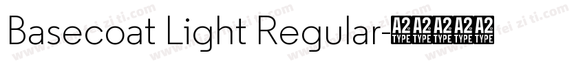Basecoat Light Regular字体转换